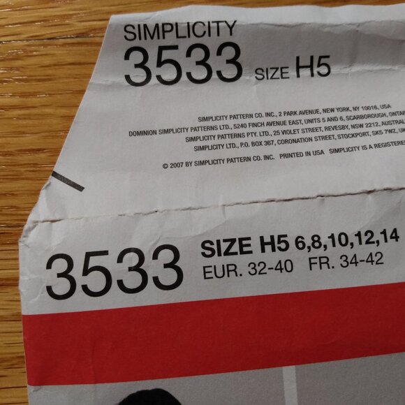 Dress Top Jacket Sewing Pattern 6-14 Shrug Belt Purse Bag Simplicity 3533 UNCUT - Picture 3 of 10